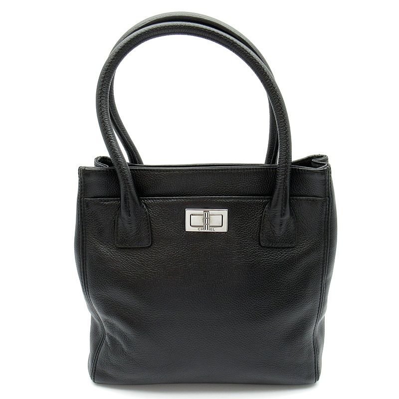 Chanel 2.55 Executive Small Tote Leather Black