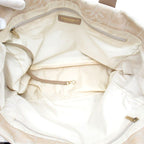 Chanel New Travel Line Tote MM Nylon Leather Beige Gold — view 7