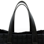 Chanel New Travel Line Tote MM Nylon Calf Black — view 2