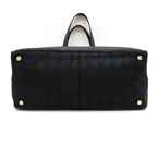 Chanel New Travel Line Tote MM Nylon Calf Black — view 6