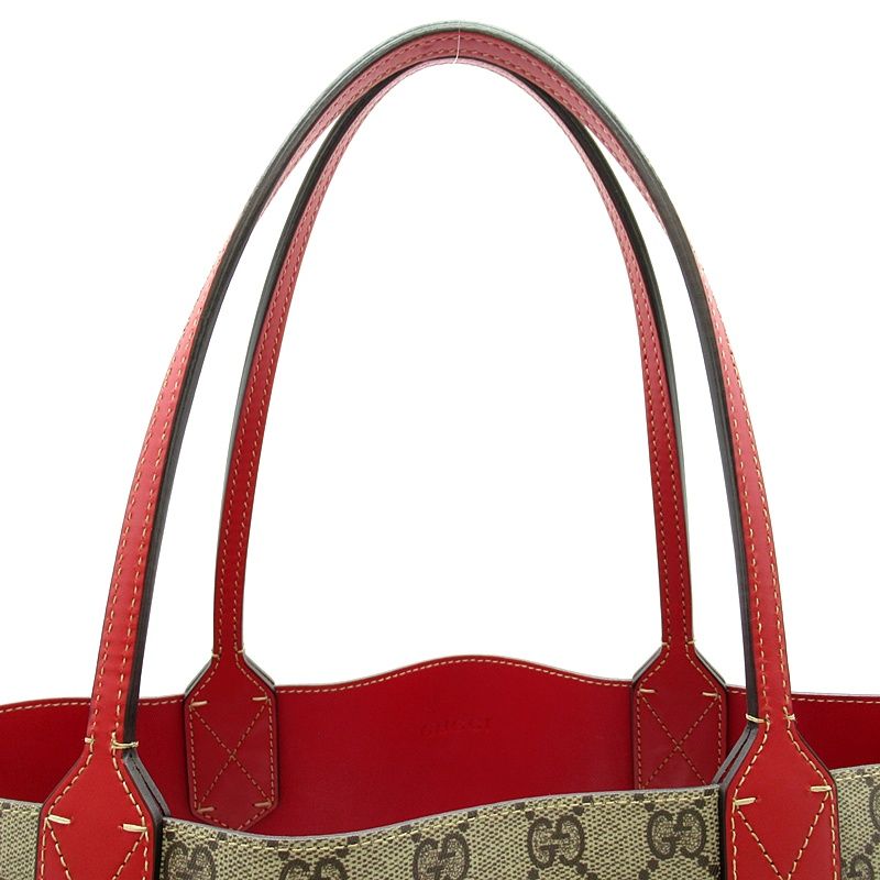 Gucci Reversible Tote GG Supreme Beige — view 2