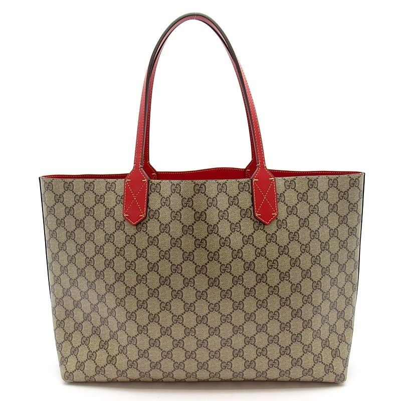 Gucci Reversible Tote GG Supreme Beige — view 4