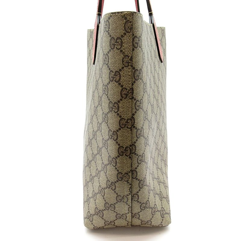 Gucci Reversible Tote GG Supreme Beige — view 3