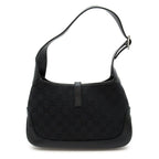 Gucci Jackie Shoulder Bag GG Canvas Leather Black — view 4