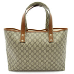 Gucci Sherry Line Tote GG Supreme Brown — view 4