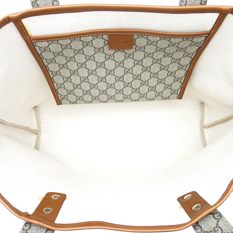 Gucci Sherry Line Tote GG Supreme Brown — view 7