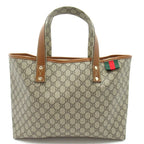 Gucci Sherry Line Tote GG Supreme Brown