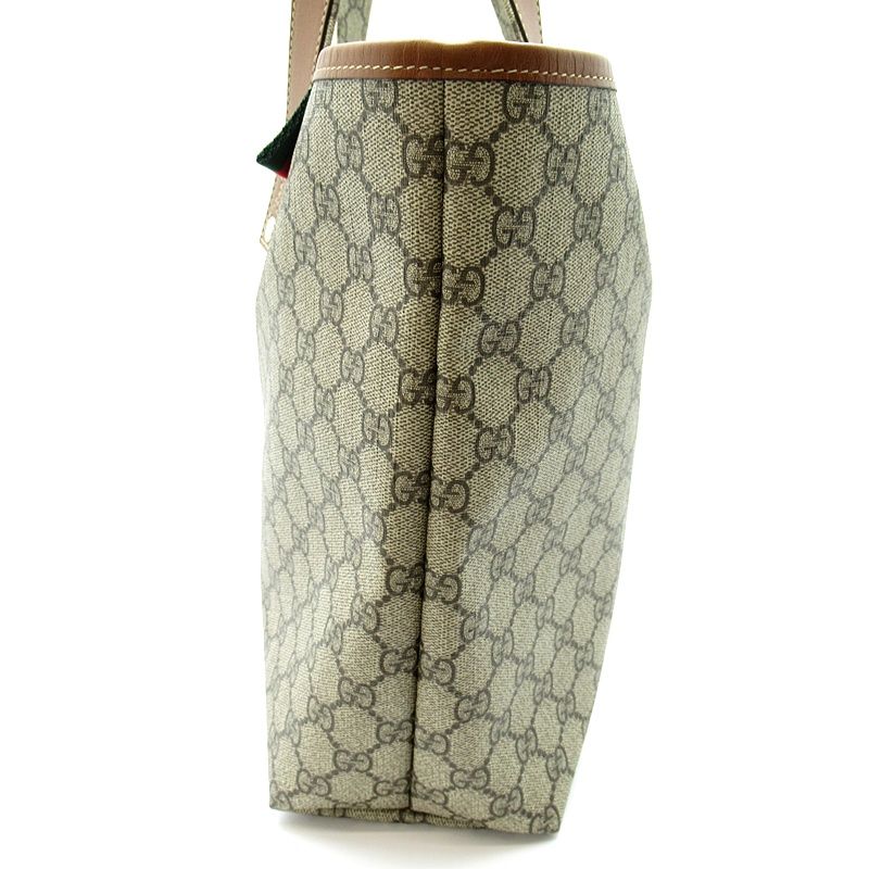 Gucci Sherry Line Tote GG Supreme Brown — view 3