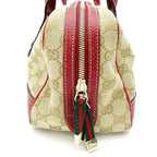 Gucci Princy Mini Boston Bag GG Canvas Tote Beige — view 3