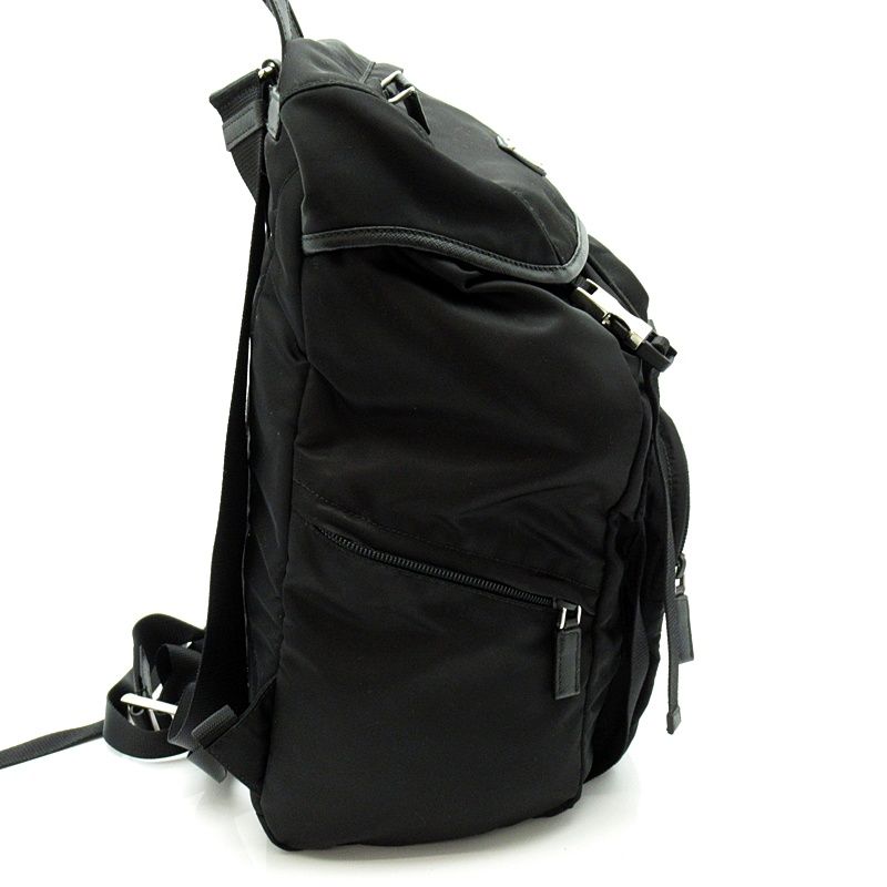 Prada Backpack Nylon Leather Black — view 5