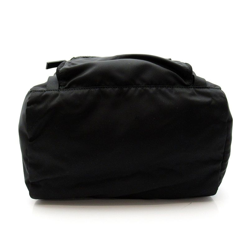 Prada Backpack Nylon Leather Black — view 6