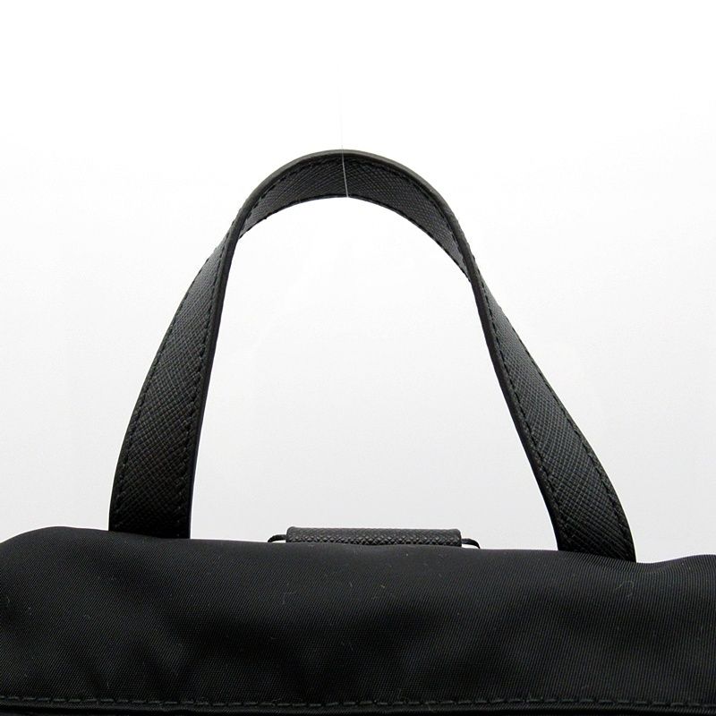 Prada Backpack Nylon Leather Black — view 2