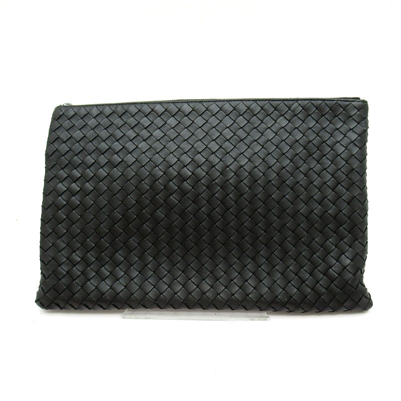 Bottega Veneta Clutch Intrecciato Black