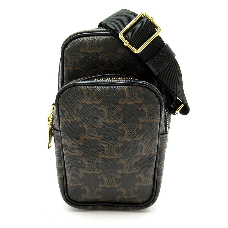Celine Triomphe Small Pocket Messenger Bag Calf