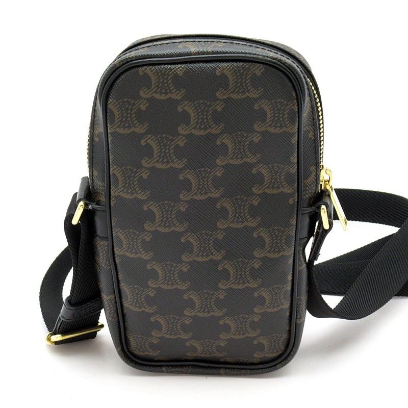 Celine Triomphe Small Pocket Messenger Bag Calf — view 4