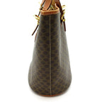 Celine Macadam Handbag Leather Brown — view 3