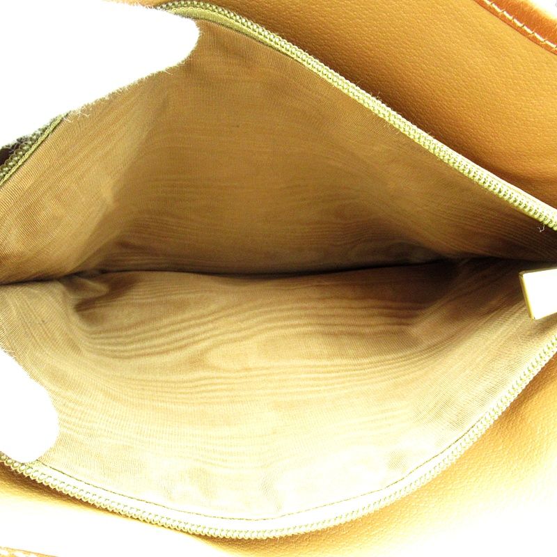 Celine Macadam Handbag Leather Brown — view 7