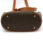 Celine Macadam Handbag Leather Brown — view 6