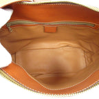 Celine Macadam Shoulder Bag Leather Brown — view 7