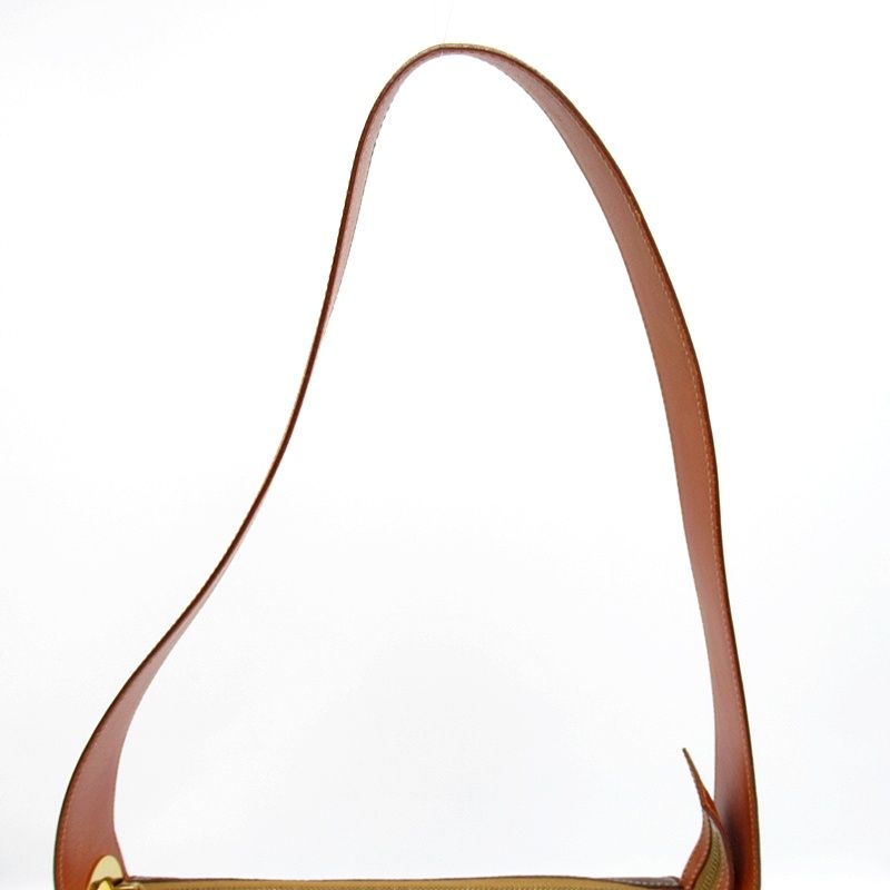 Celine Macadam Shoulder Bag Leather Brown — view 2