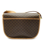 Celine Macadam Shoulder Bag Leather Brown — view 4