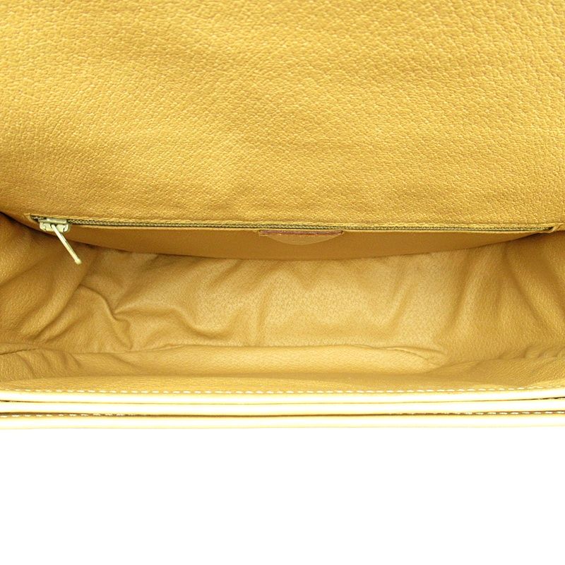 Celine Macadam Shoulder Bag Leather Brown — view 7