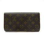 Louis Vuitton Porte Tresor International Monogram Brown Wallet — view 2