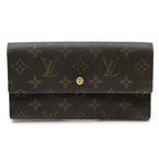 Louis Vuitton Porte Tresor International Monogram Brown Wallet