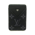Louis Vuitton Card Holder Magnet Monogram Eclipse Black