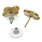 Chanel CC Logo Clover Earrings Metal — view 2