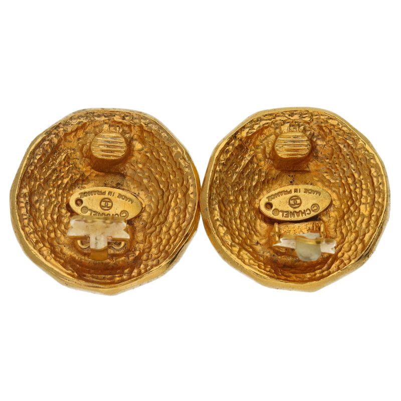 Chanel CC Logo Earrings — view 2