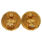 Chanel CC Logo Earrings — view 2