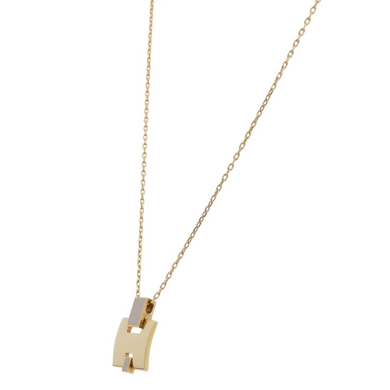 Hermes Irene Necklace Brass — view 3