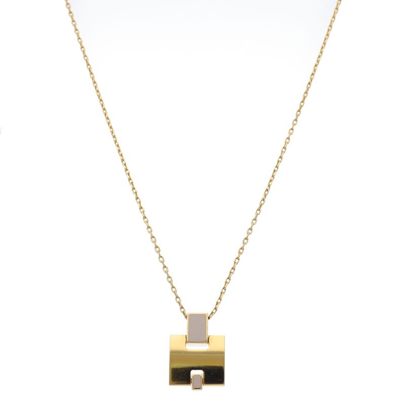 Hermes Irene Necklace Brass — view 2