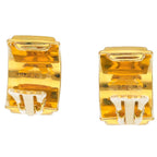 Hermes Enamel Earrings Cloisonne Brass — view 2