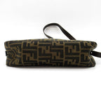 Fendi Zucca Shoulder Bag Canvas Leather Brown — view 6