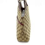 Gucci Handbag GG Canvas Leather Beige Bordeaux — view 3