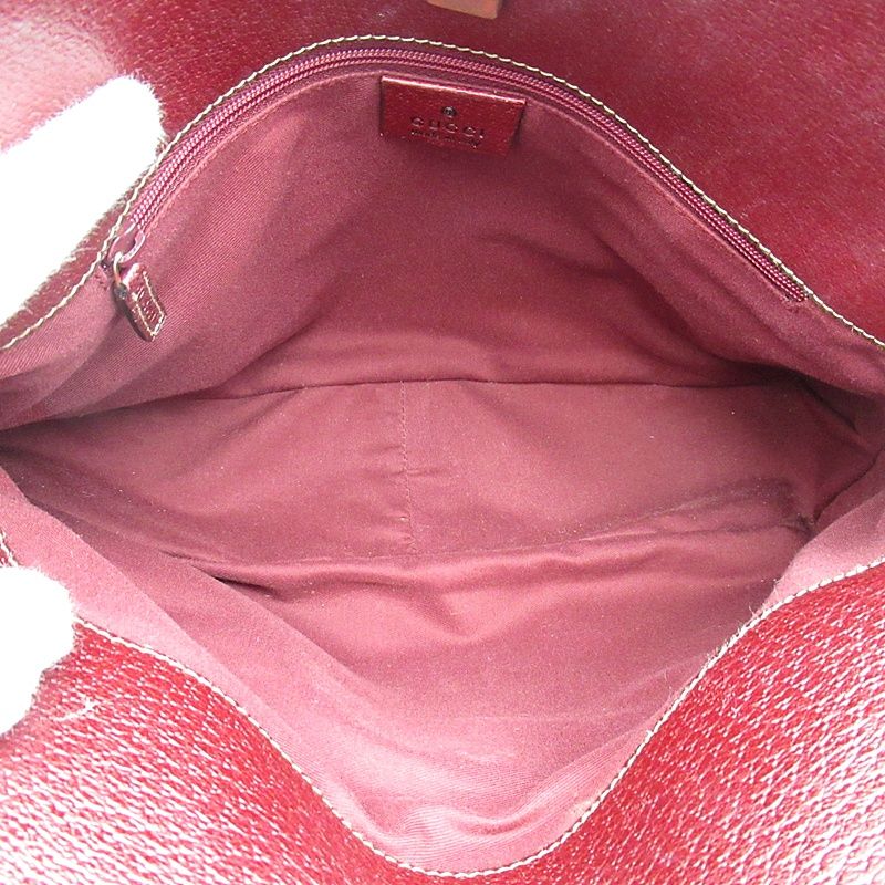 Gucci Handbag GG Canvas Leather Beige Bordeaux — view 7