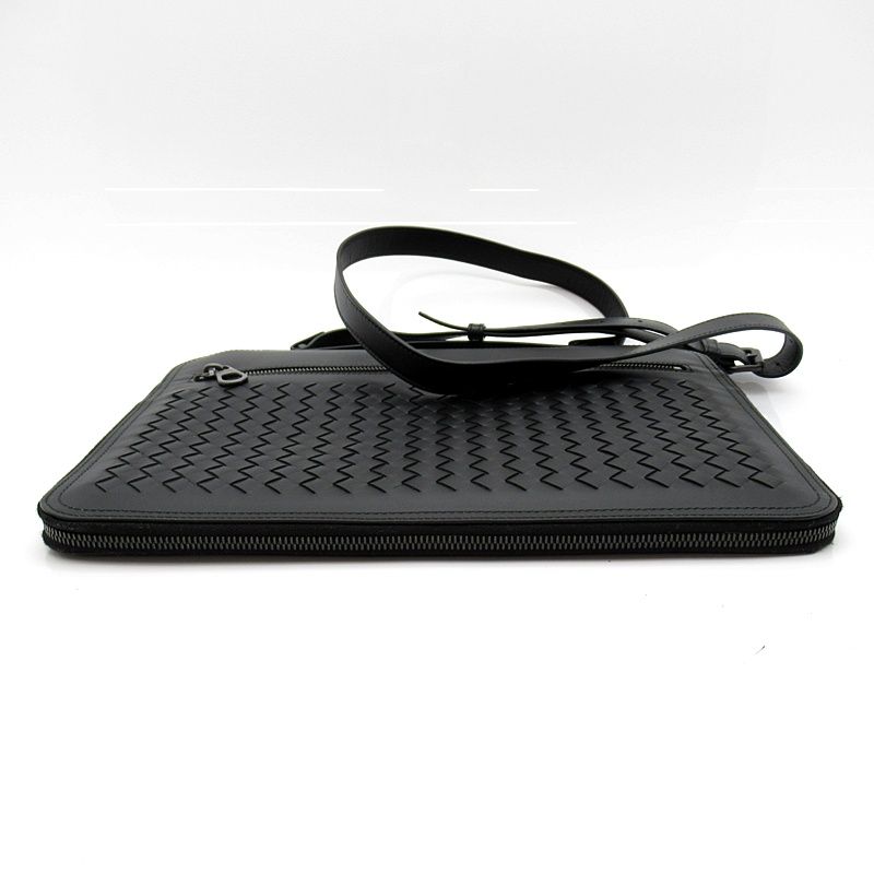 Bottega Veneta Briefcase 2-Way Shoulder Intrecciato Black Beauty — view 6