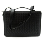 Bottega Veneta Briefcase 2-Way Shoulder Intrecciato Black Beauty — view 4
