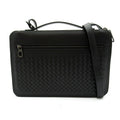 Bottega Veneta Briefcase 2-Way Shoulder Intrecciato Black Beauty