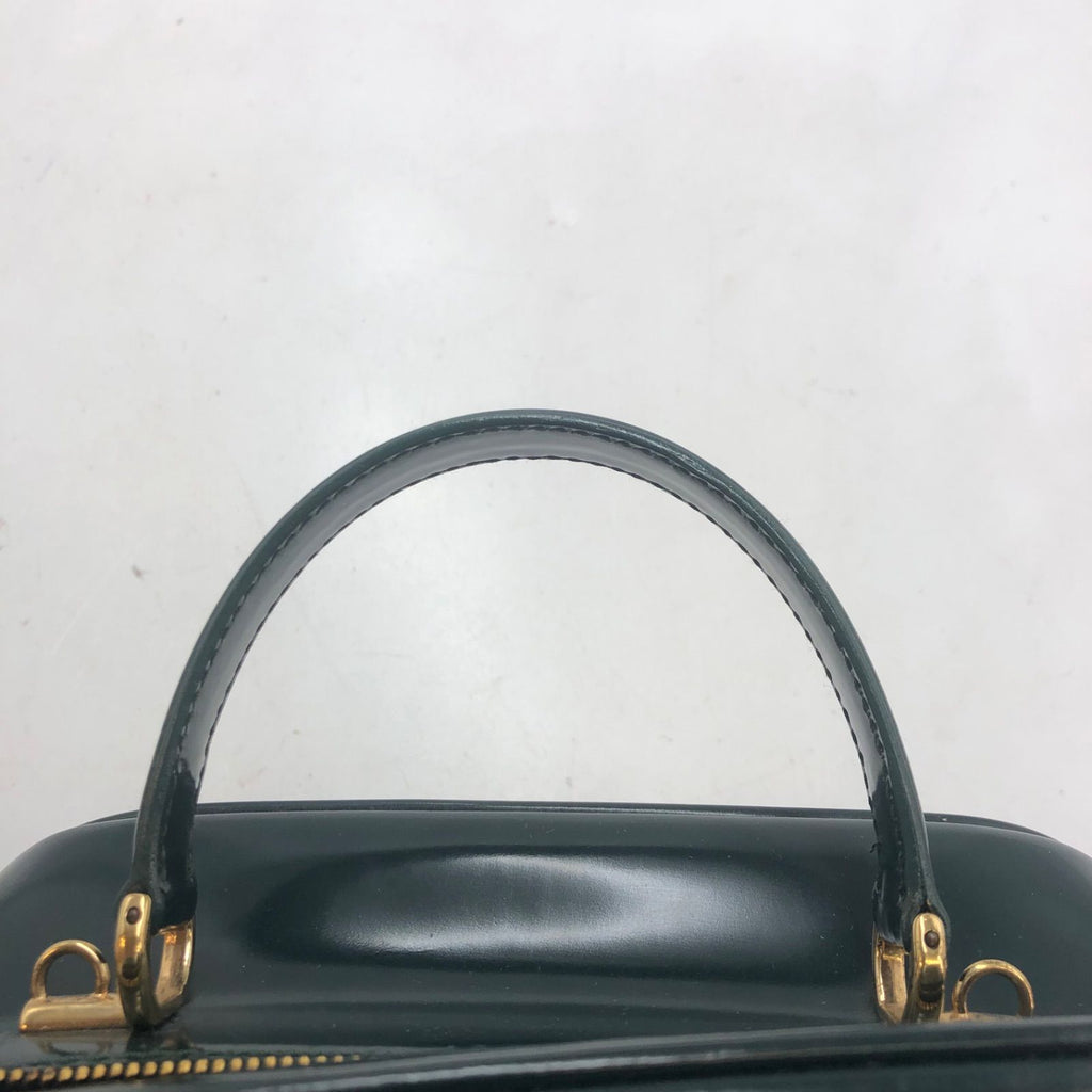 Gucci Vanity Shoulder Bag Makeup Pouch Enamel Green — view 8