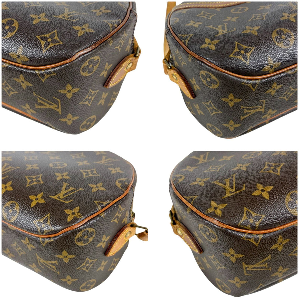 Louis Vuitton Shoulder Bag Blois Monogram Lambskin Brown Pochette — view 5