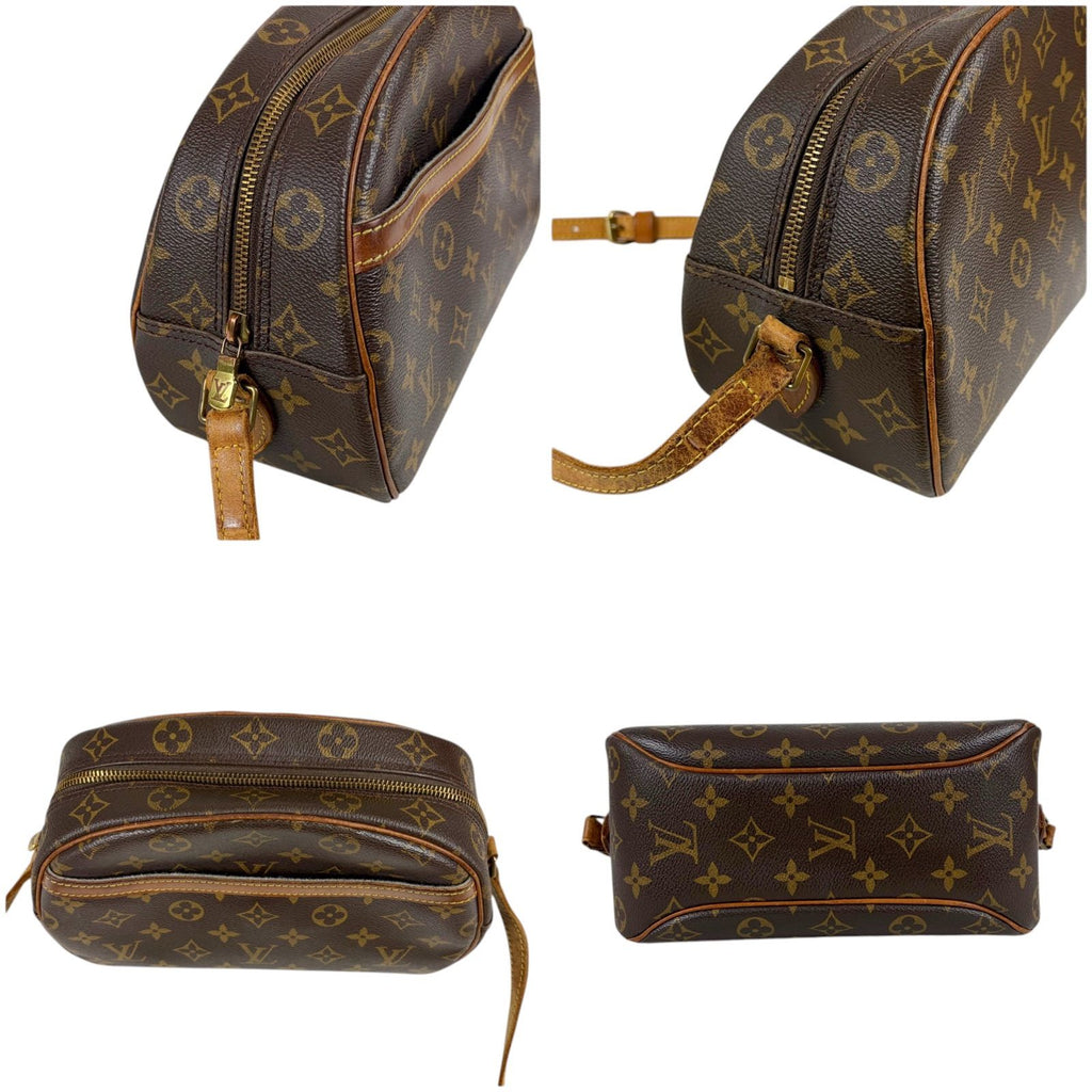 Louis Vuitton Shoulder Bag Blois Monogram Lambskin Brown Pochette — view 6