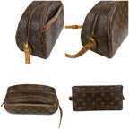 Louis Vuitton Shoulder Bag Blois Monogram Lambskin Brown Pochette — view 6