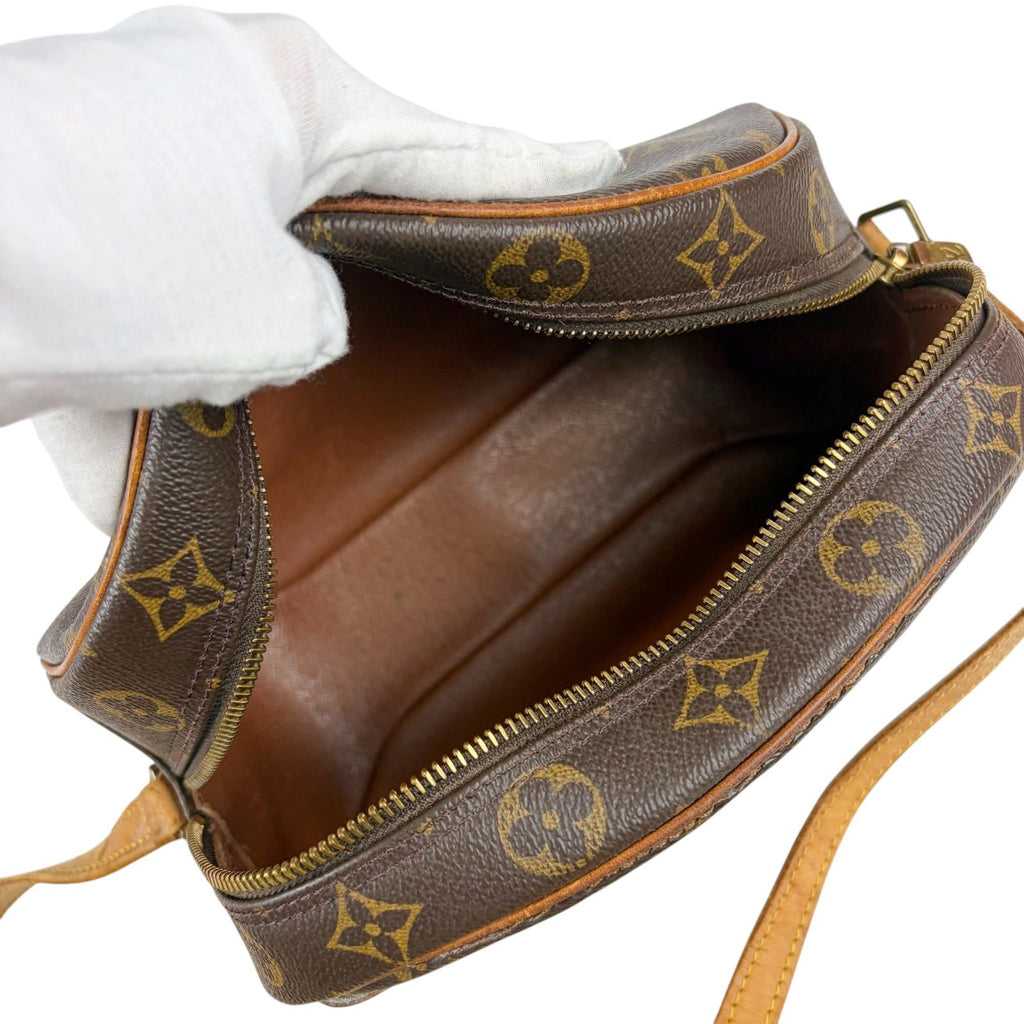 Louis Vuitton Shoulder Bag Blois Monogram Lambskin Brown Pochette — view 9