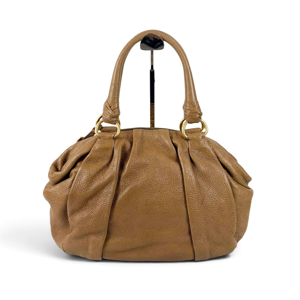 Prada Vitello Daino Leather Hand Tote Handbag — view 2