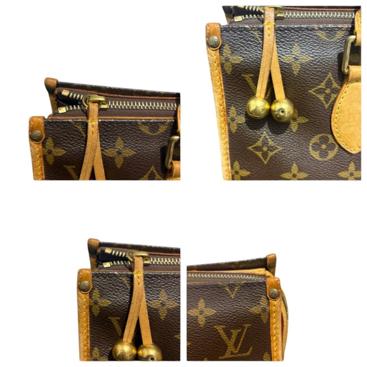 Louis Vuitton Monogram Popincourt Brown Leather Handbag — view 8