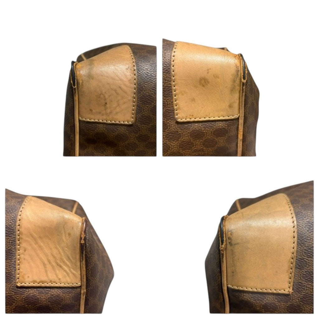 Celine Macadame Brown Leather Boston Bag — view 6