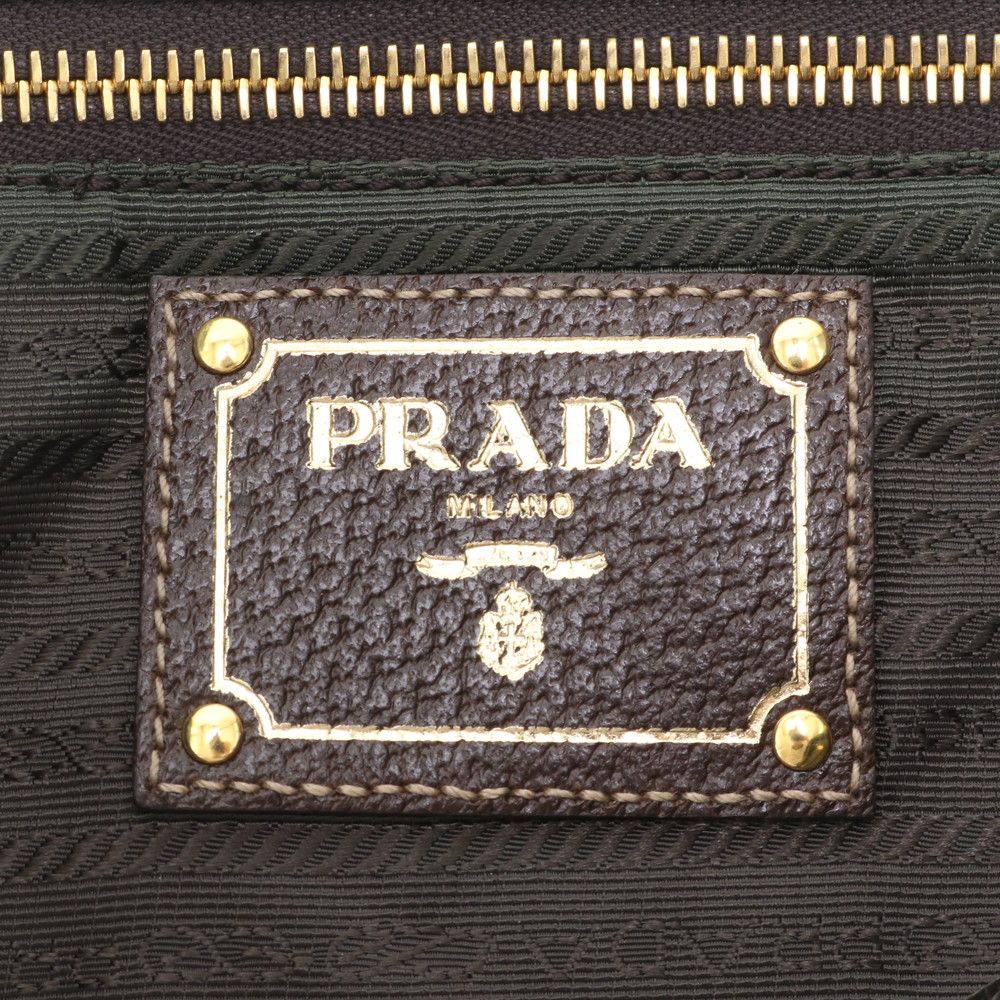Prada Tessuto Nylon Triangle Logo 2-Way Shoulder Bag Crossbody Tote — view 9
